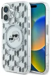 Karl Lagerfeld Hard IML Monogram Karl&Choupette Head MagSafe Case Aizsargapvalks priek&scaron; Apple iPhone 16