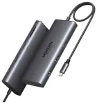UGREEN 15534 Interfeisa centrmezgls USB Type-C 5000 Mbit/s HDMI / RJ-45 / USB 2.0 / USB 3.0 / USB Type-C / 100 W