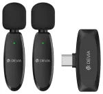 Devia mikrofon for smartphone Lite 1 USB-C 2in1 black
