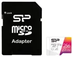 Atminties kortelė Silicon Power Elite MicroSDXC 256 GB Class 10 UHS-I/U1 A1 V10 (SP256GBSTXBV1V20SP)