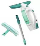 Vakuuminis langų valytuvas Dry&Clean su stiklo plovikliu ir 43 cm ilgio rankena Leifheit