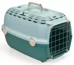 Transport cage Horizon 1 with metal door 48x32x30cm light green/green