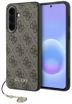 Guess 4G Charm telefono dėklas Samsung Galaxy A57 (A576) rudas