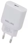 Kelioninis sieninis įkroviklis | 30W | GaN, PD 3.0 | USB-C | baltas