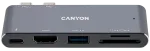 CANYON &scaron;akotuvas DS-5 5in1 Thunderbolt 3 4k Space Grey
