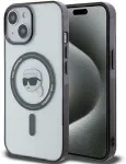 Karl Lagerfeld KLHMP15MHKHNOTK Aizsargapvalks priek&scaron; iPhone 15 Plus/14 Plus 6.7" / caurspīdīgs