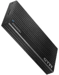 Superfast external AXAGON EEM2-GTR THIN RIB box with USB 3.2 Gen 2 interface is designed for NVMe (PCI-Express) M.2 SSD disks. The double-sided USB-C connector on the box together with the supplied US