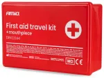 First aid kit in a plastic box to DIN 13164 with mouthpiece AMIO-05012