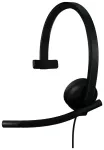 Logitech H570e Mono MS 981-001427 USB-C laidinė ausinė su mikrofonu juoda