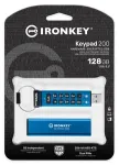 Kingston IronKey Keypad 200 Verschl&uuml;sselter USB-Stick 128GB USB 3.2 Gen1 Typ A