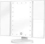 Veidrodėlis makiažui Humanas HS-ML04 su LED ap&scaron;vietimu - White