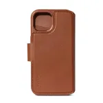 Decoded Leather Detachable Wallet, tan - iPhone 15 Plus