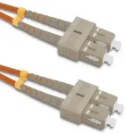 Qoltec Patchcord fiber optic SC/UPC - SC/UPC | Multimode | 50/125 | OM2 | Duplex | 5m
