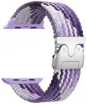 Beline i&scaron;maniojo laikrodžio dirželis Apple Watch (38/40/41 mm) | nailoninis | violetinis