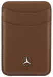 Magnetic Card Wallet Mercedes Leather camel