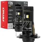 LED Headlights Serie F26 PRO LumiTec LIMITED +130% DUO FULL CANBUS H7 H18 12V 24V AMIO-04872