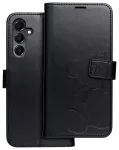 Mezzo teddy bear knyginio tipo telefono dėklas Samsung Galaxy A16 5G (A166) juodas (pliu&scaron;inis me&scaron;kiukas)