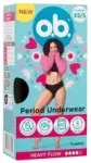 O.b. Period Underwear XS/S 1.0vnt. menstruacinės kelnaitės