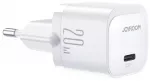 Joyroom JR-TCF02 mini tinklo įkroviklis su USB C 20W PD, baltas