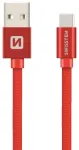 Swissten Textile Universāls Quick Charge 3.1 USB-C Datu un Uzlādes Kabelis 1.2m
