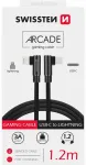 Swissten Pītais L Tipa Universāls Quick Charge 3.1 USB-C uz Lightning Datu un Uzlādes Kabelis 1.2m