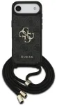 Guess 4G Big Logo Cord Stap Crossbody Aizmugurējais Apvalks priek&scaron; Apple iPhone Air