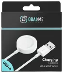 OBAL:ME Uzlādes kabelis USB-A priek&scaron; Apple Watch / balts