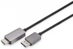DIGITUS DisplayPort adapterio kabelis DP->HDMI A/A 8K 1,8m Black