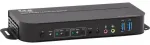 Eaton Tripp Lite serijos DisplayPort USB KVM jungiklis 2 prievadai 4K 60Hz HDR DP 1.4 USB kabeliai - KVM-/Garso-/USB jungiklis - 2 x KVM/Garso/USB - 1 vietinis vartotojas - stalinis