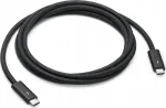 USB kabelis Apple Thunderbolt - Thunderbolt 3 m Black (MW5H3ZM/A)