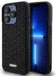 DKNY DKHCP15L3DRPWK iPhone 15 Pro 6.1" juodas dėklas hardcase 3D Rubber Repeat Pattern