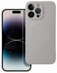 SILICONE MAG COVER telefono dėklas su MagSafe palaikymu Samsung Galaxy A37 (A376) pilkas