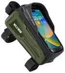 WILDMAN traveling bag for bike frame with zipper 1L (4 "- 7") M20 green