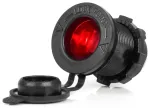 Waterproof Car Cigarette Lighter Socket with RED LED Backlight 12/24V AMIO-04219