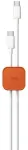 UNIQ Pod samoprzylepny organizer do kabli zestaw 8szt pomarańczowy|sienna orange