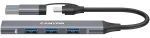 "CANYON" &scaron;akotuvas "DS-02 4in1 USB-A/C", pilkas