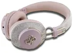 Guess PU 4G Metal Logo ENC Belaidės ausinės Rožinės