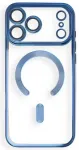 Case for iPhone 17 Pro Max / 18 Pro Max Electro Mag Cover compatible with MagSafe navy blue
