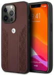 BMW BMHCP13LRSPPR Back Case Aizmugurējais Ādas Apvalks Telefonam Apple iPhone 13 / 13 Pro