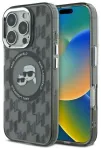 Karl Lagerfeld Hard IML Monogram Karl&Choupette Head MagSafe Case Aizsargapvalks priek&scaron; Apple iPhone 16 Pro