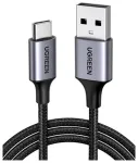 UGREEN US288 USB-A - USB-C kabelis QC 3.0 3A 2 m / melns