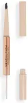 Makeup Revolution Fluffy Duo - Tužka na oboč&iacute; Dark Brown