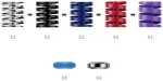 Moza Racing Bracket CRP2 Performance Kit / RS069 Multicoloured