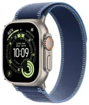 I&scaron;manusis laikrodis Apple Watch Ultra 3 GPS + Cellular 49mm natūralaus titano korpusas su mėlynu/&scaron;viesiai mėlynu Trail Loop dirželiu - S/M