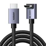 Cable HDMI-HDMI (angle) 1m (HDMI 2.1 8K@60Hz 48Gbps) black HD188 UGREEN