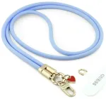 Universal strap Guess Universal CBDY   Silicone Script Charm blue