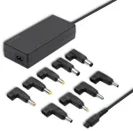 Qoltec Universalus maitinimo adapteris ne&scaron;iojamam kompiuteriui 90W | Automatinis | MultiPlug | 9 ki&scaron;tukai | +maitinimo kabelis