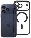 Electro Mag telefono dėklas su MagSafe palaikymu iPhone 17 Pro Max | iPhone 18 Pro Max juodas