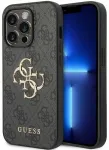 Guess PU Leather 4G Metal Logo Case Aizsargapvalks Priek&scaron; Apple iPhone 15 Pro Max
