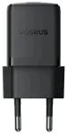 Baseus Palm Fast Charger Tīkla lādētājs USB-C 20W + datu kabelis USB-C/USB-C 1m / melns